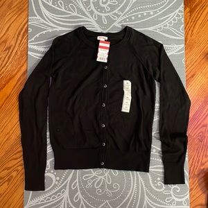 Girls Black Button Up Cat & Jack Sweater